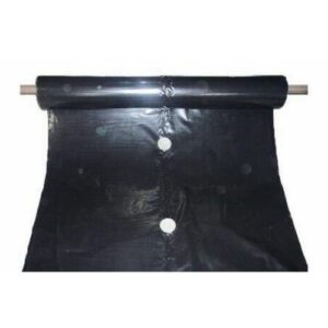 Malč za jagode crni (1.0m 1000m Jednoredna 18cm 30mic)