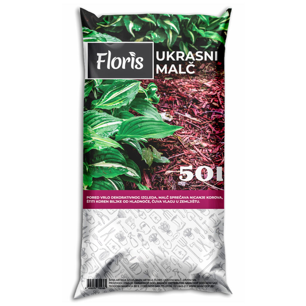 ukrasni malc crvene boje
